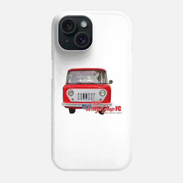 1957 Willys Jeep FC 150 Pickup Truck Phone Case by Gestalt Imagery