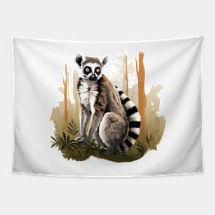 Adorable Lemur Tapestry