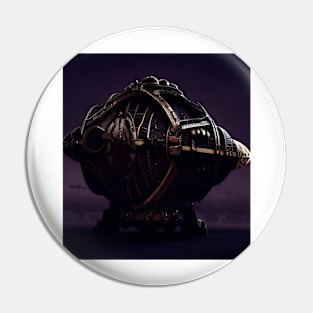 Steampunk UFO Pin