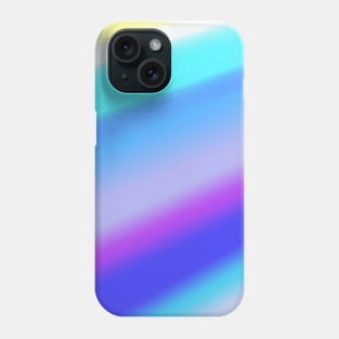 blue pink yellow abstract texture Phone Case