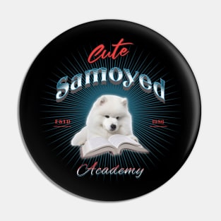 Cute Samoyed Academy Pin