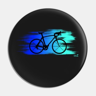 Bike speed blue Pin