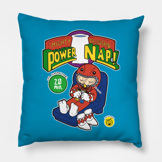 Power Nap! Pillow by MoustacheRoboto