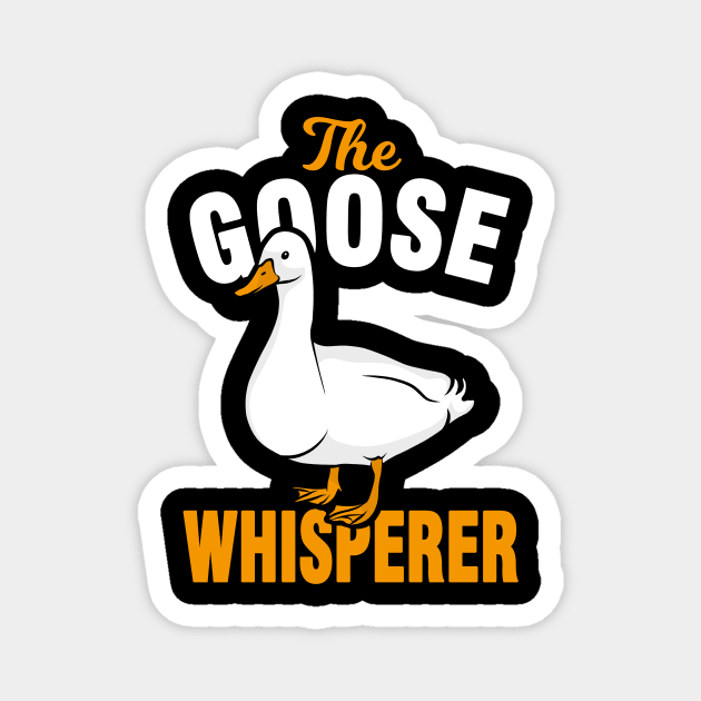 Goose Geese Whisperer Magnet by Tobias Store