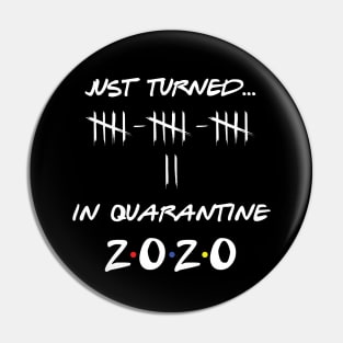 Just Turned 17 In Quarantine Humor Birthday Pin