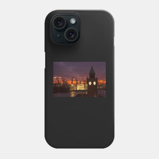  St. Pauli Landungsbrücken, dusk, Hamburg Phone Case