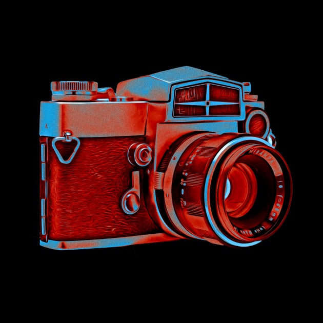 Vintage Camera #3 by UNALONEAPPAREL