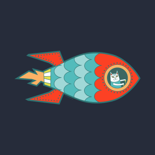 Spaceship Cat T-Shirt