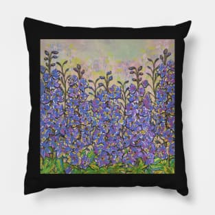 Darling Delphiniums Pillow