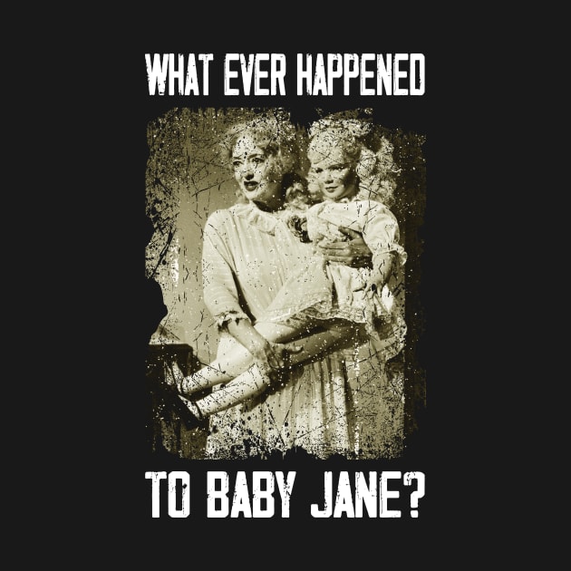 Vintage Horror Icon Happened to Baby T-Shirt by WildenRoseDesign1