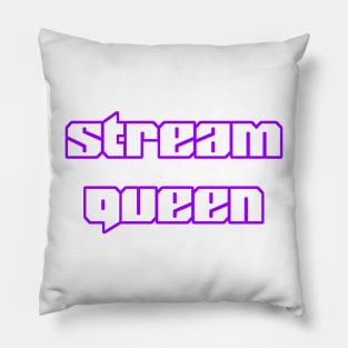 Stream Queen Video Game Streamer Gamer Pillow