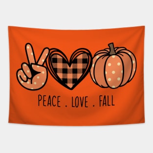 Peach, Love, And Fall Tapestry