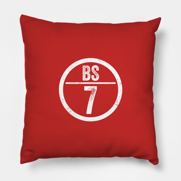 Squad Number 7 Saka Pillow by peterdy