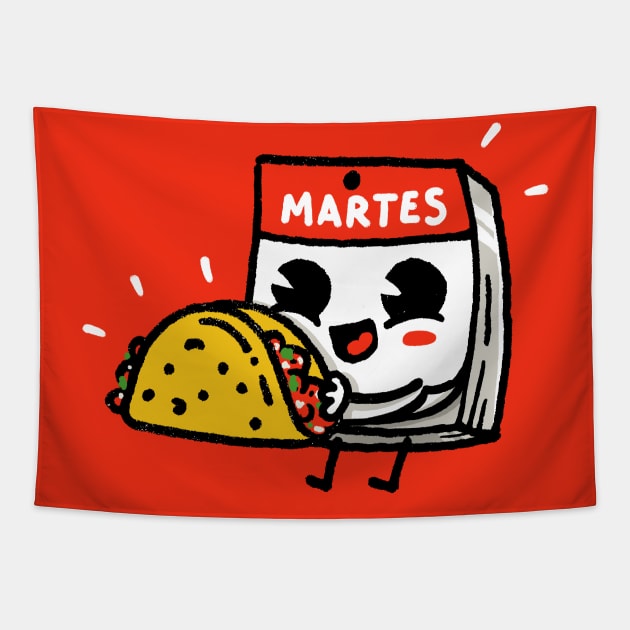 TACO TUESDAY Tapestry by Walmazan