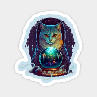 Magickal Space Cat Magnet