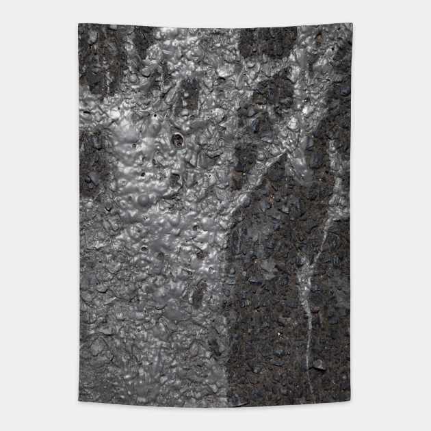 Dark black glue Tapestry by textural