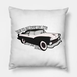 drivers license lyric Pillow