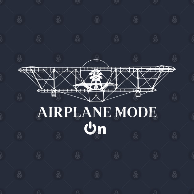 Vintage Biplane Airplane mode on by Marius Andrei Munteanu