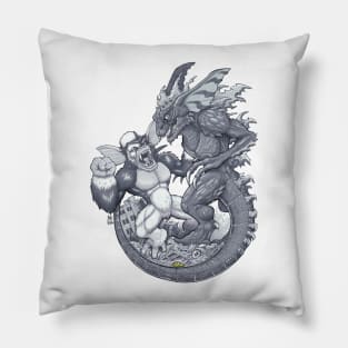 King Gizmong vs. Gremzilla Pillow