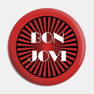 Bon Jovi Target Pin