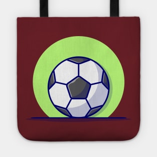 Soccer Ball With whistle Cartoon Vector Icon Illustratio Tote