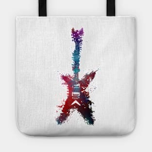 Guitar music art #guitar #music Tote