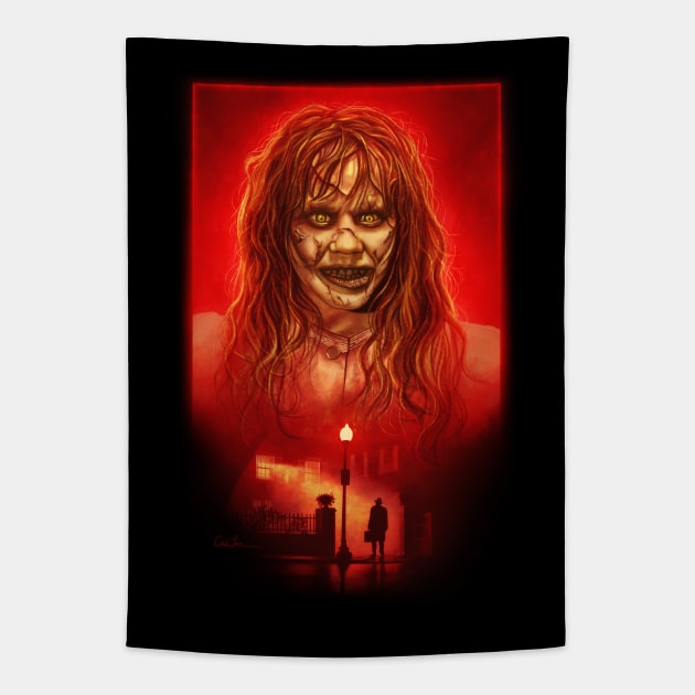 The Exorcist Tapestry by cmloweart