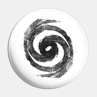Yin Yang Retro Graphic Chinese Circle Shirt Pin