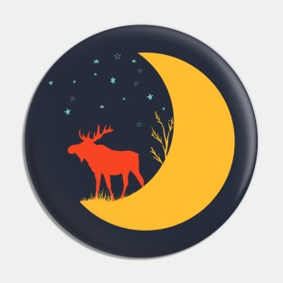 moose lover, moose gift mama ,friends day, Pin