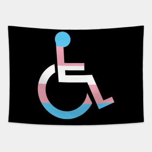 Disabled Transgender Pride Tapestry