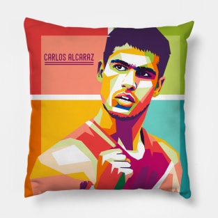 carlos alcaraz Pillow