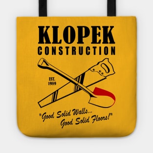 Klopek Construction (Non Darks) Tote