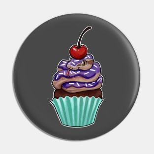 Cupcake snake Pin