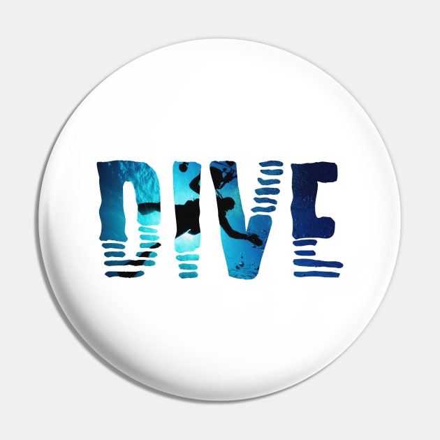 'Scuba Diving' Funny Ocean Divers Gift Pin by ourwackyhome