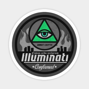 Illuminati Confirmed Green Magnet