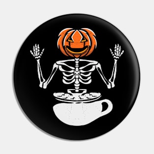 Spooky coffee Pin