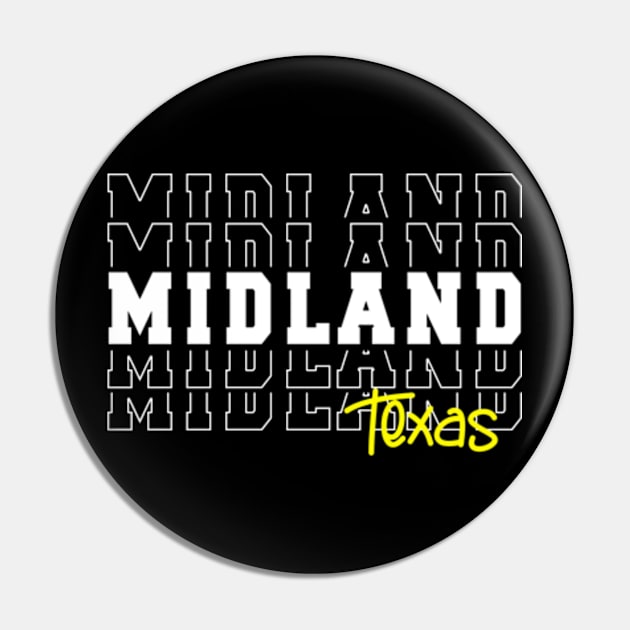 Midland city Texas Midland TX Pin by TeeLogic