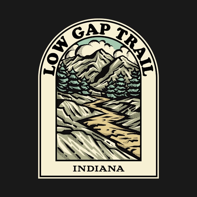 Low Gap Trail Indiana hiking backpacking trail by HalpinDesign