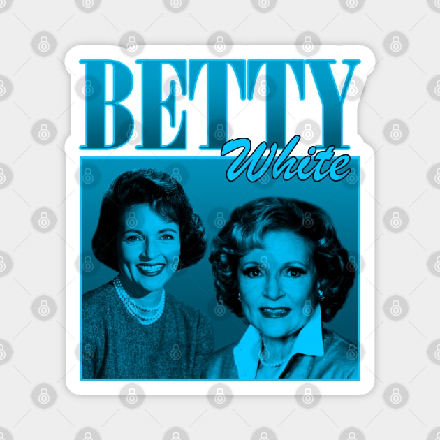 Betty White Magnet by bmbg trian