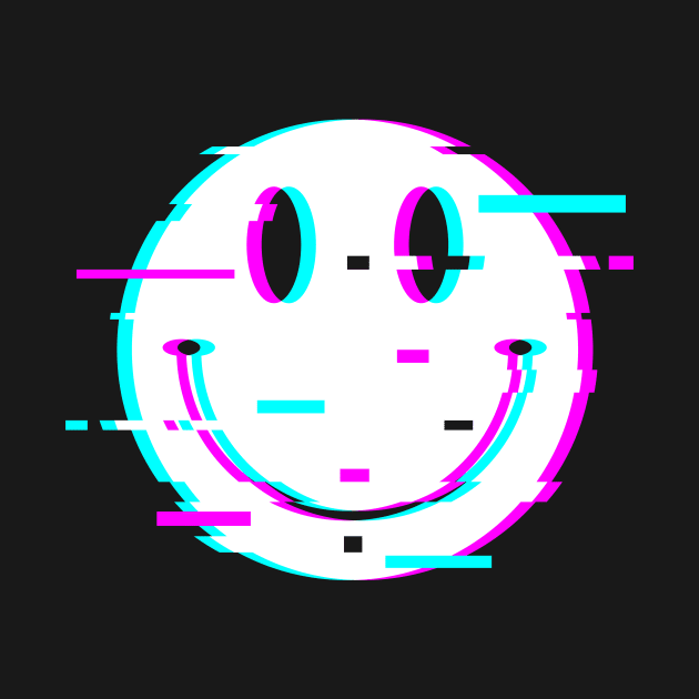 Acid House Glitched Smiley by NeonSunset