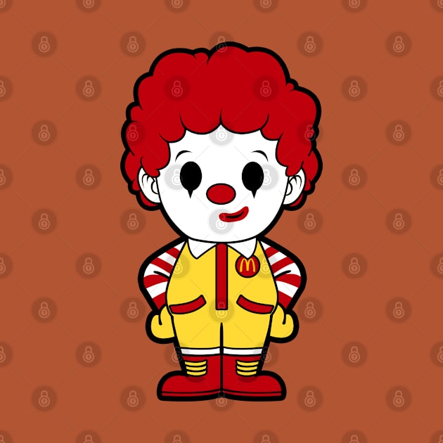 Ronald Mcdonald Chibi by mighty corps studio