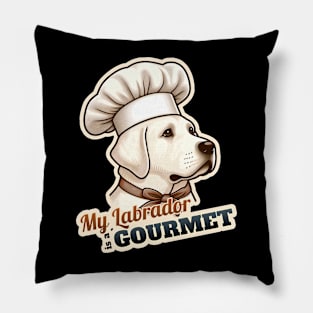 Chef Labrador Retriever Pillow