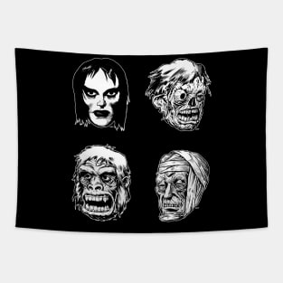 Monster Masks!!! Tapestry