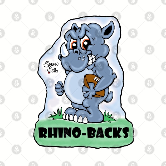 Rhino-Backs Fantasy "Fritts Cartoons" by Shean Fritts 