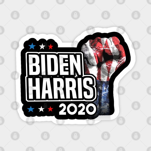 Biden Harris 2020 American Fist Magnet by dnlribeiro88