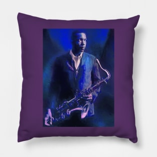 John Coltrane Jazz Legend Pillow