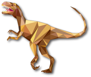 Dinosaur Lowpoly Magnet