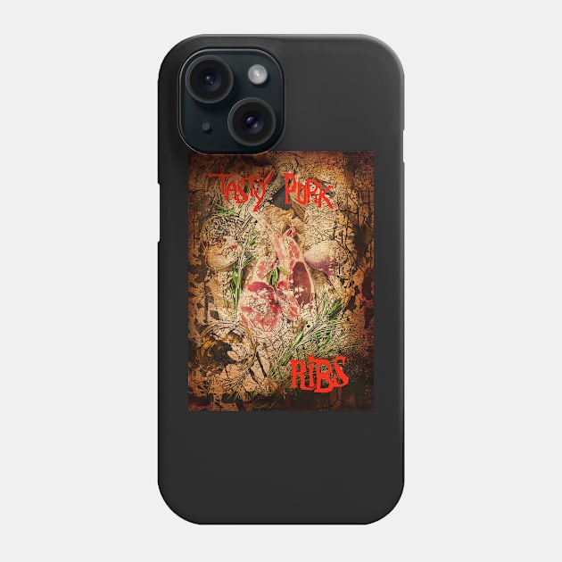 Delicious pork ribs Phone Case by CatCoconut-Art