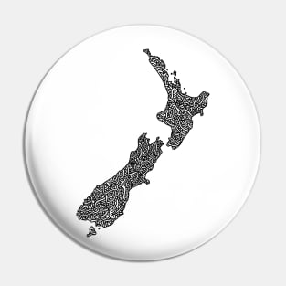 New Zealand Map Pin