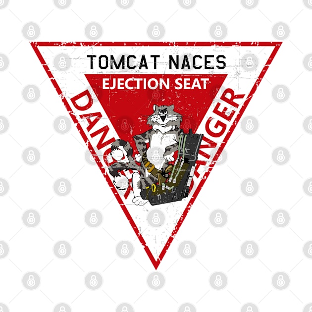 F-14 Tomcat - Tomcat Naces Ejection Seat - Grunge Style by TomcatGypsy